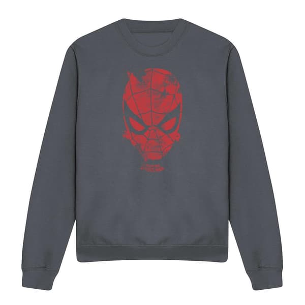 Marvel Unisex Vuxen Webhead Sweatshirt M Kolgrå Charcoal M