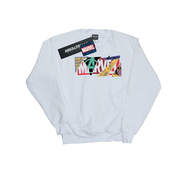 Marvel Collage Logo Sweatshirt L Svart Black L