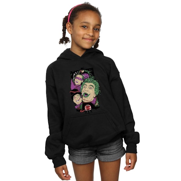 DC Comics Girls Batman TV-serie Rogues Gallery Hoodie 12-13 år Black 12-13 Years