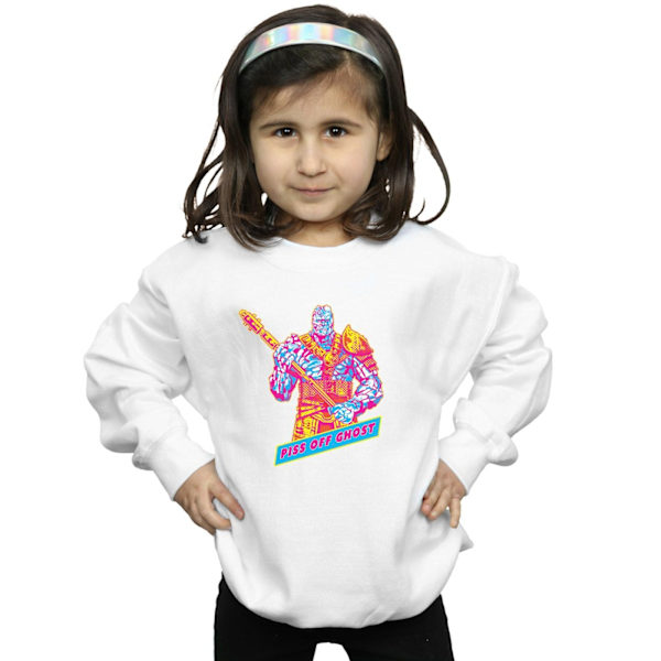 Marvel Girls Thor Ragnarok Korg´s Ghost Sweatshirt 7-8 år Vit White 7-8 Years