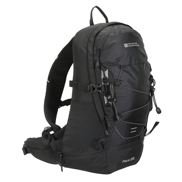 Mountain Warehouse Pace 20L Ryggsäck One Size Svart Black One Size