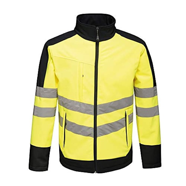 Regatta Professional Unisex Vuxen Varsel Reflex Soft Shell Yellow/Navy XL