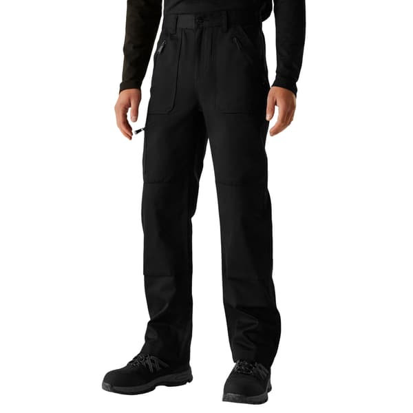 Regatta Herr Pro Action Stretchbyxor 40S Svart Black 40S