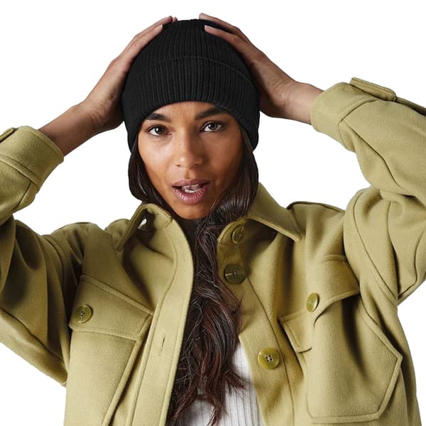 Beechfield Ekologisk Bomulls Mössa One Size Svart Black One Size