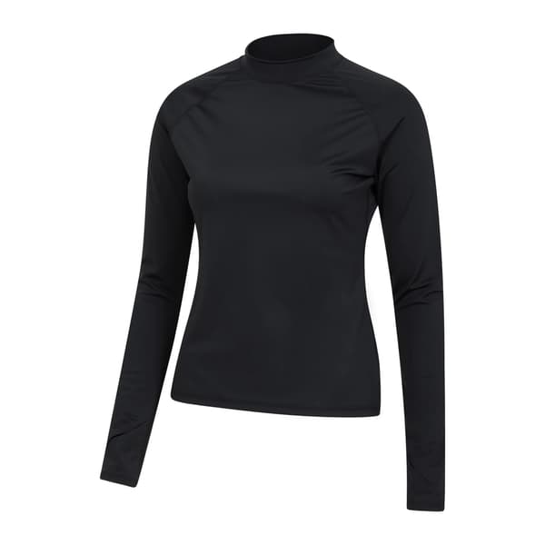 Mountain Warehouse Dam/Dam Långärmad Rash Guard 14 UK Black 14 UK