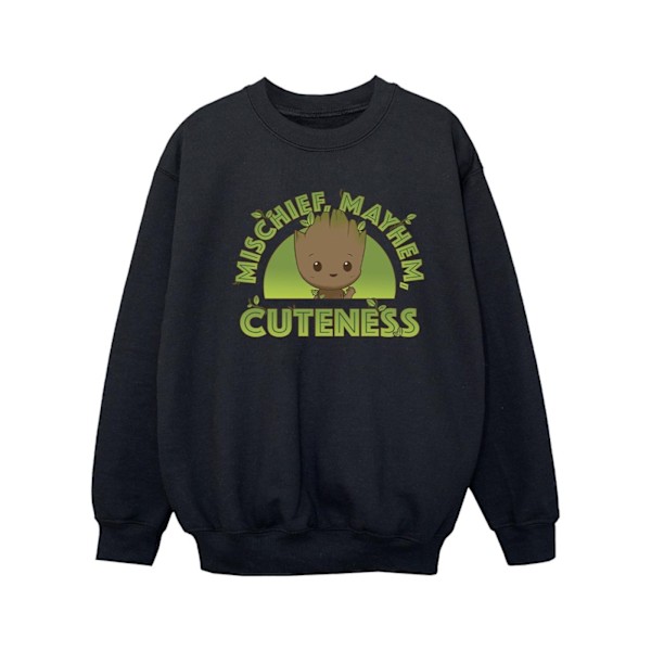 Marvel Girls I Am Groot Mischief Mayhem Sweatshirt 5-6 år Blå Black 5-6 Years