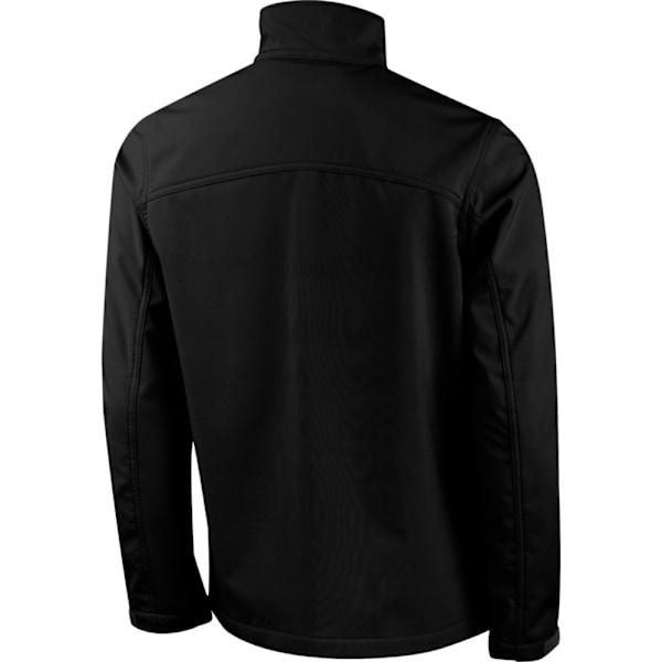 Elevate Maxson Softshelljacka XS Solid Black för män Solid Black XS