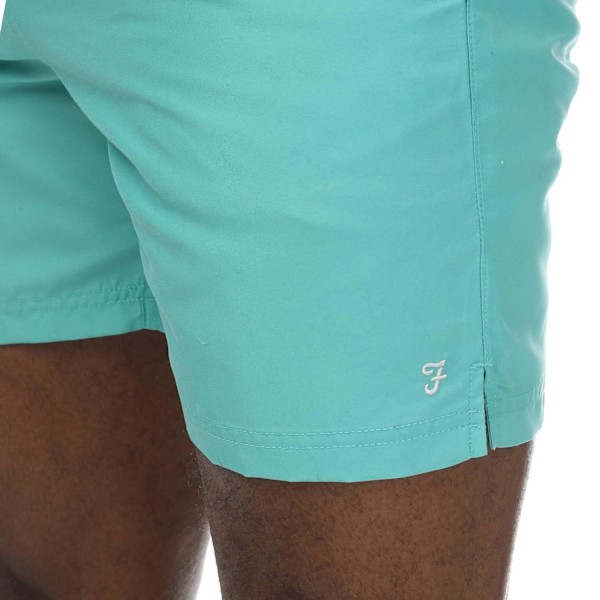 Farah Herr Enfärgade Badshorts L Grön Green L