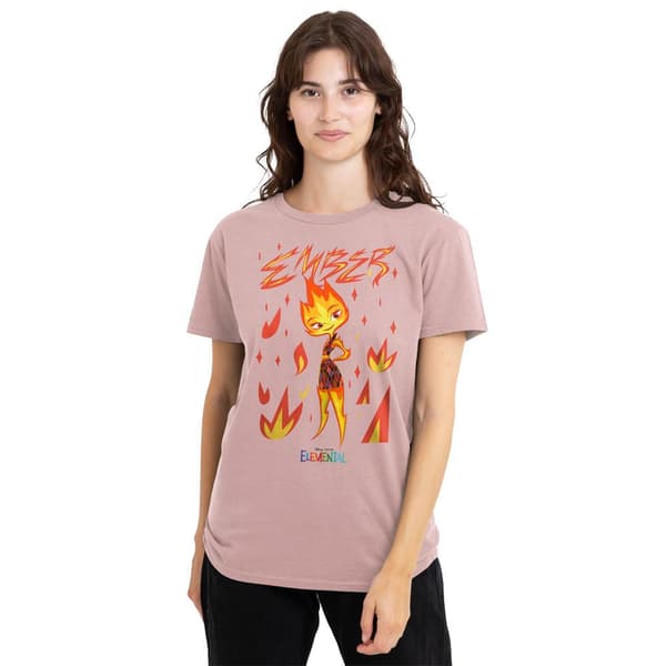 Elemental Dam Ember Fire T-shirt M Rosa Pink M