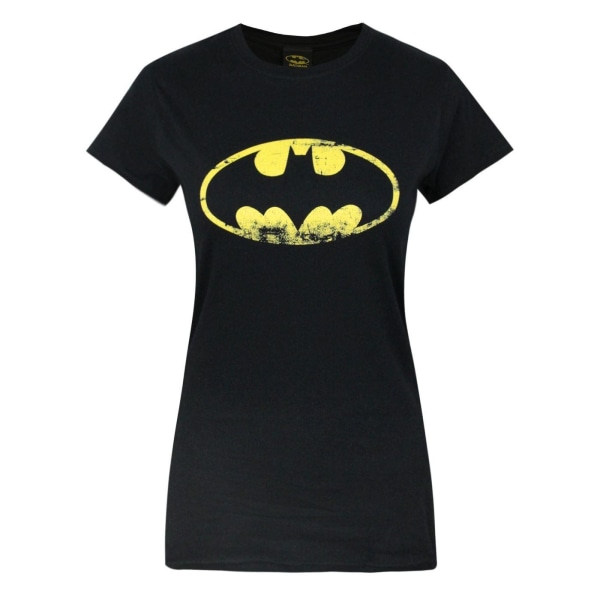 Batman Dam/Dam Distressed Emblem T-Shirt XL Svart Black XL