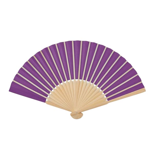 MidOcean Fanny Handhållen Fläkt i Bambu One Size Violett Violet One Size