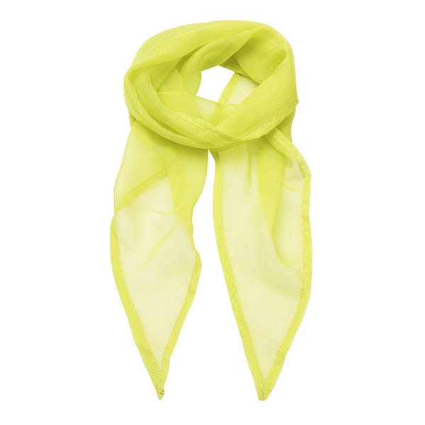Premier Dam/Kvinnors Arbets Chiffon Formell Scarf En Storlek Lime Lime One Size