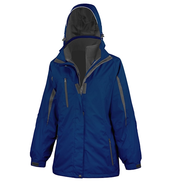 Result Womens/Ladies Journey 3 i 1 Soft Shell Jacka 10 UK Nav Navy/Black 10 UK