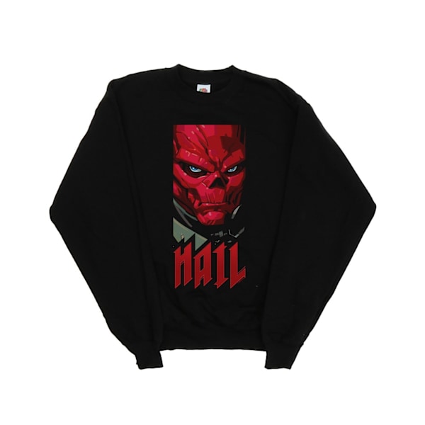 Marvel Girls Avengers Hail Red Skull Sweatshirt 9-11 år Svart Black 9-11 Years