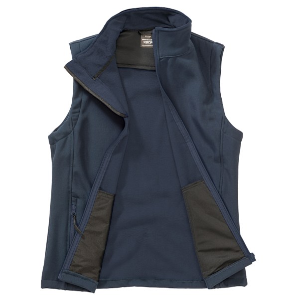 Result Herr Printable Softshell Body Warmer XL Marinblå Navy XL