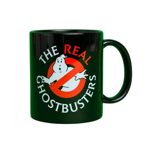 The Real Ghostbusters Scenes Mugg En Storlek Svart Black One Size