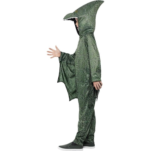 Smiffys Pterodactyl Bodysuit för Barn/Ungdomar 10-12 År Grön Green 10-12 Years
