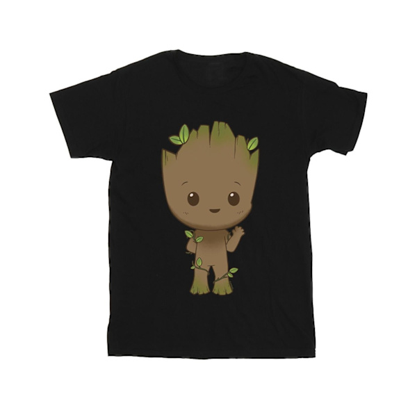 Marvel herr I Am Groot Chibi Wave Pose T-shirt 4XL svart Black 4XL