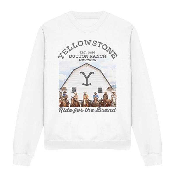 Yellowstone Unisex Vuxen For the Brand Sweatshirt XL Vit White XL
