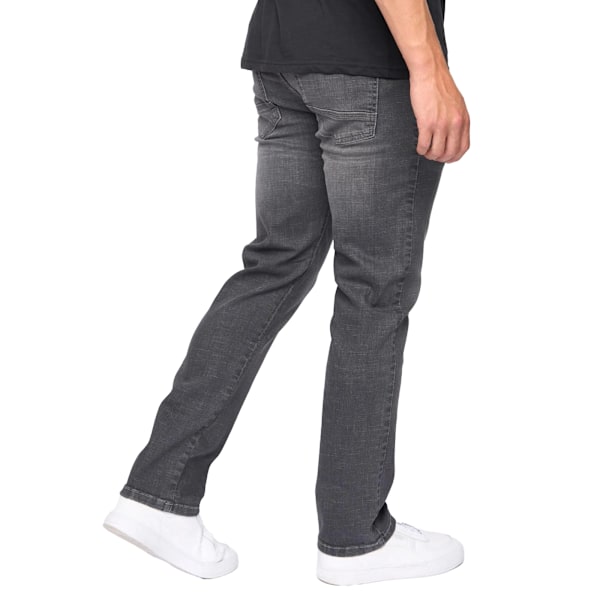 Bewley & Ritch Herr Newbury Raka Tvättade Jeans 36R Grå Grey 36R