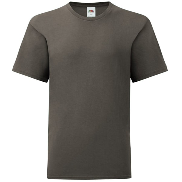 Fruit Of The Loom Barn/Kids Iconic T-shirt 9-11 År Ljus Light Graphite Grey 9-11 Years