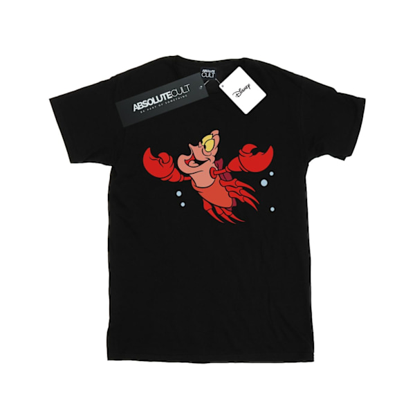 Disney Dam/Damer The Little Mermaid Sebastian Bubbles Cotto Black 3XL