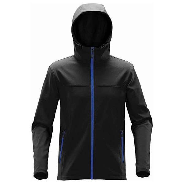 Stormtech Mens Orbiter Hooded Soft Shell Jacket L Svart/Azur Black/Azure L