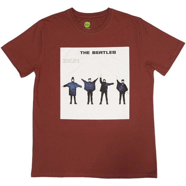 The Beatles Unisex vuxenhjälp! Album Cover T-Shirt XL Röd Red XL