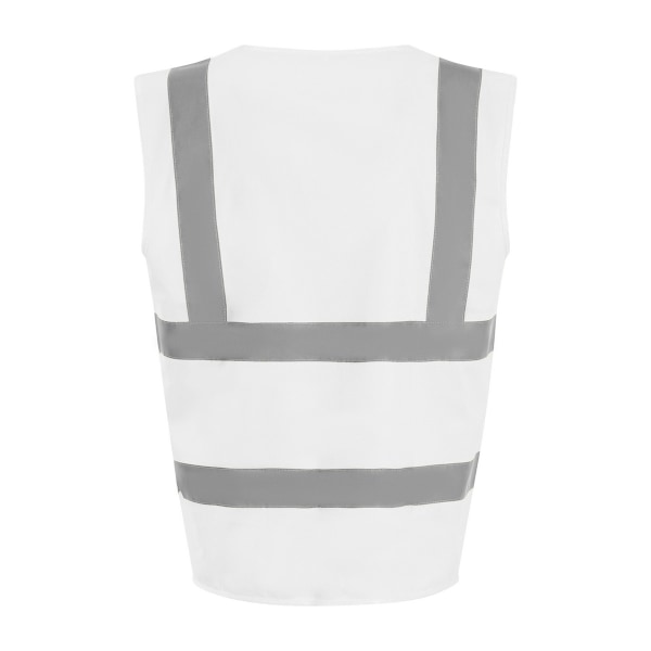 PRO RTX Unisex Vuxen Sleeveless Hi-Vis Väst 3XL Vit White 3XL