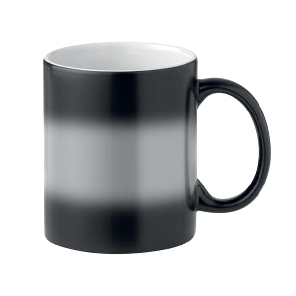 MidOcean Sublidark Sublimering 300ml Värmekänslig Mugg One Size Black One Size