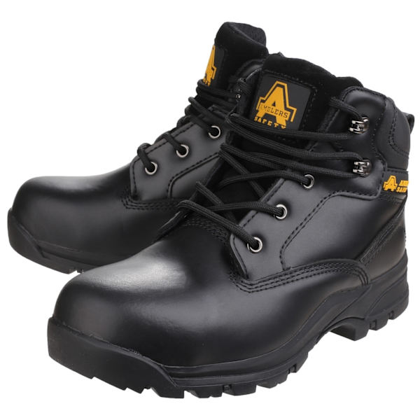 Amblers Dam/Dam AS104 Ryton S3 Säkerhetskänga 4 UK Svart Black 4 UK