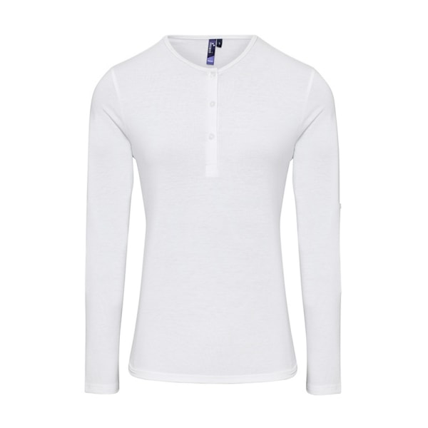 Premier Dam/Kvinnors Långkalsong Rullärm Tee L Vit White L