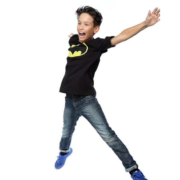 DC Comics Pojkar Batman Logotyp T-Shirt 7-8 År Svart Black 7-8 Years