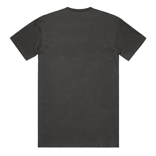 Liam Gallagher Unisex Vuxen Monokrom Bomulls T-shirt XL Kolgrå Charcoal Grey XL