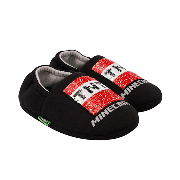 Minecraft Pojkar Sekvens Tofflor 13 UK Barn Svart/Röd/Grön Black/Red/Green 13 UK Child