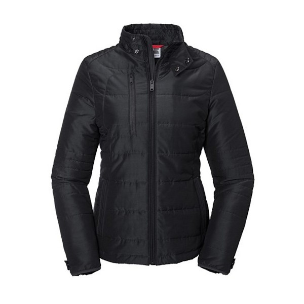 Russell Dam/Dam Cross Padded Jacka XXL Svart Black XXL