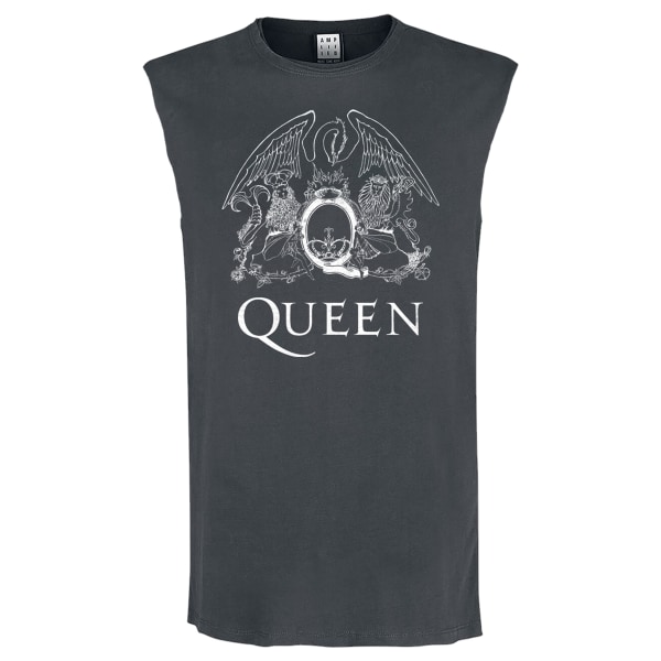 Amplified Mens Royal Crest Queen Linne XXL Charcoal Charcoal XXL