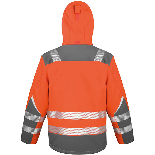 Result Safeguard Dynamic Hi-Visibility Softshell arbetsjacka för män Orange S
