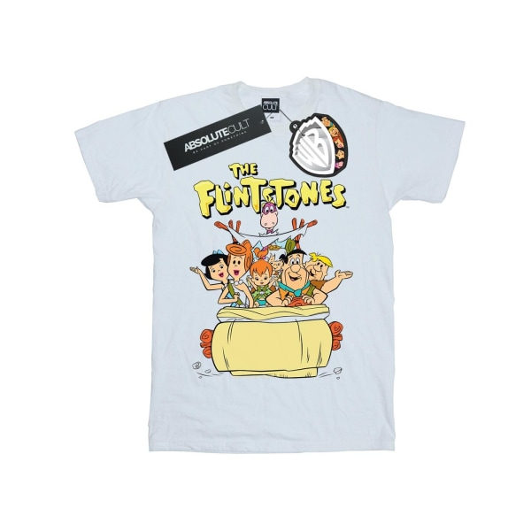 The Flintstones Girls The The Ride Bomull T-shirt 9-11 år Vit White 9-11 Years