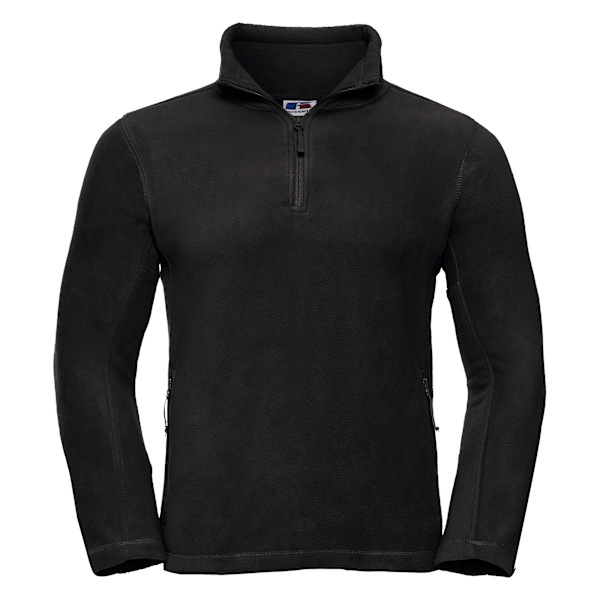 Russell Herr 1/4 Zip Outdoor Fleece Top 2XL Svart Black 2XL