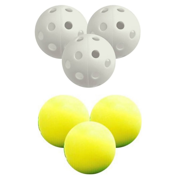 Longridge Träningsgolfbollar (32-pack) One Size Gul/Vit Yellow/White One Size