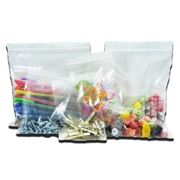 Maxgrip Zip Lock Bags (100-pack) One Size Clear Clear One Size