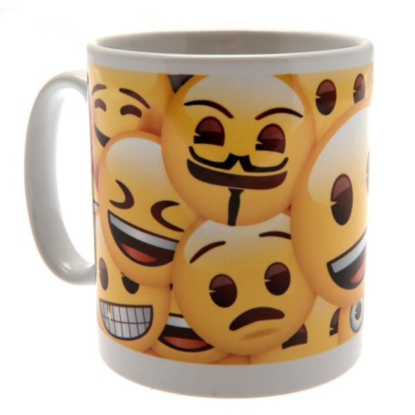 Emoji Official Icons Mug One Size Gul/Vit Yellow/White One Size