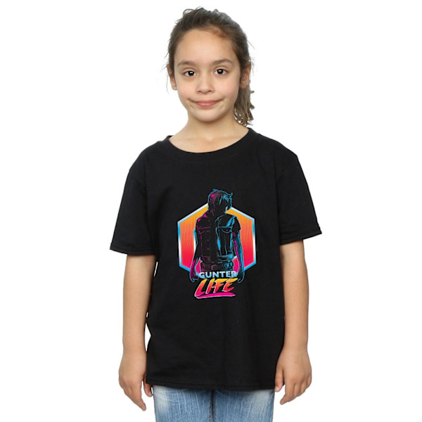 Ready Player One Girls Gunter Life Bomull T-shirt 9-11 år Svart Black 9-11 Years