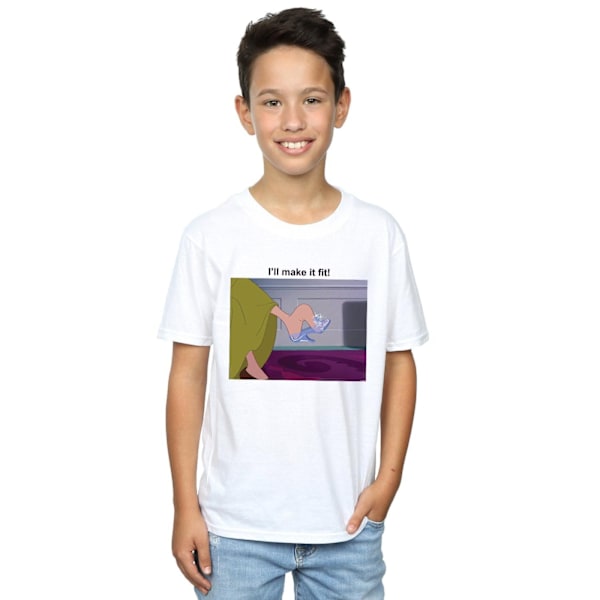 Disney Princess Boys I´ll Make It Fit T-shirt 9-11 år Vit White 9-11 Years