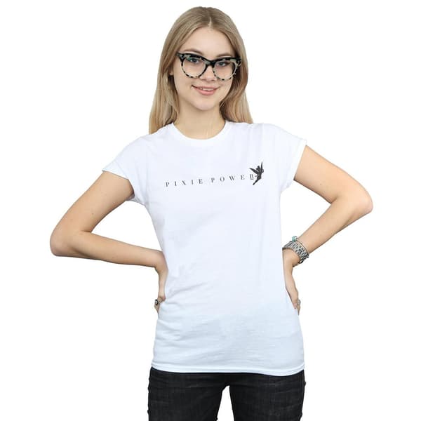 Disney Dam/Kvinnor Tinker Bell Pixie Power Bomull T-shirt S W White S