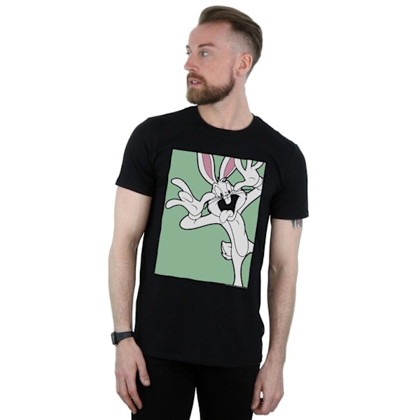 Looney Tunes Herr Bugs Bunny Rolig Ansikte T-shirt 5XL Svart Black 5XL