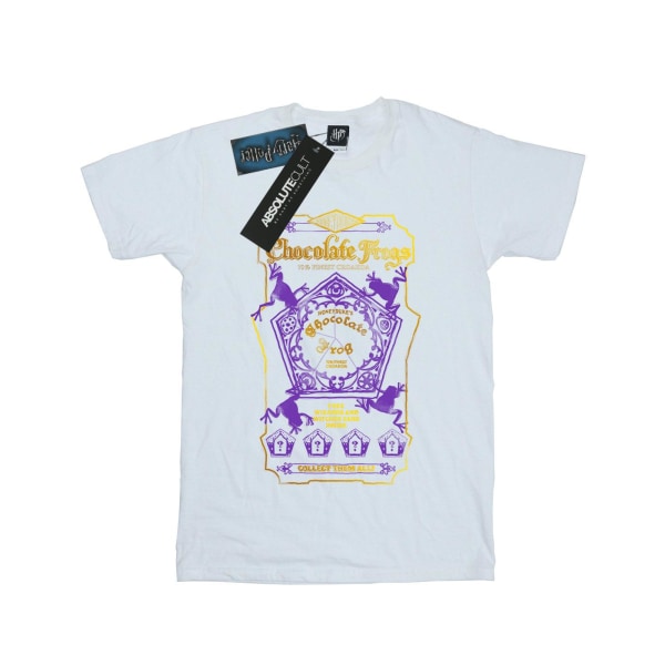 Harry Potter Chokladgrodor Färgad Etikett T-shirt 3XL Vit White 3XL