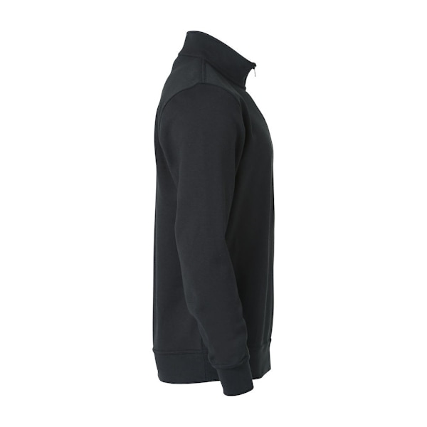 Clique Unisex Vuxen Basic Halv Zip Sweatshirt 4XL Svart Black 4XL