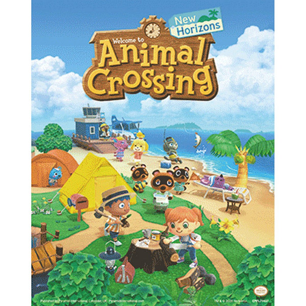 Animal Crossing 3D Print One Size Blå/Grön Blue/Green One Size